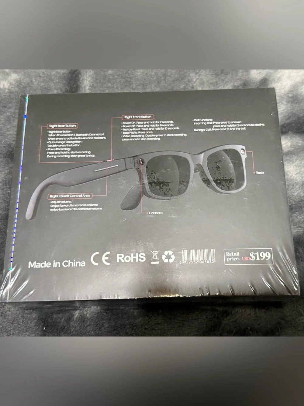 AiMB S2 Max Smart Glasses — Black